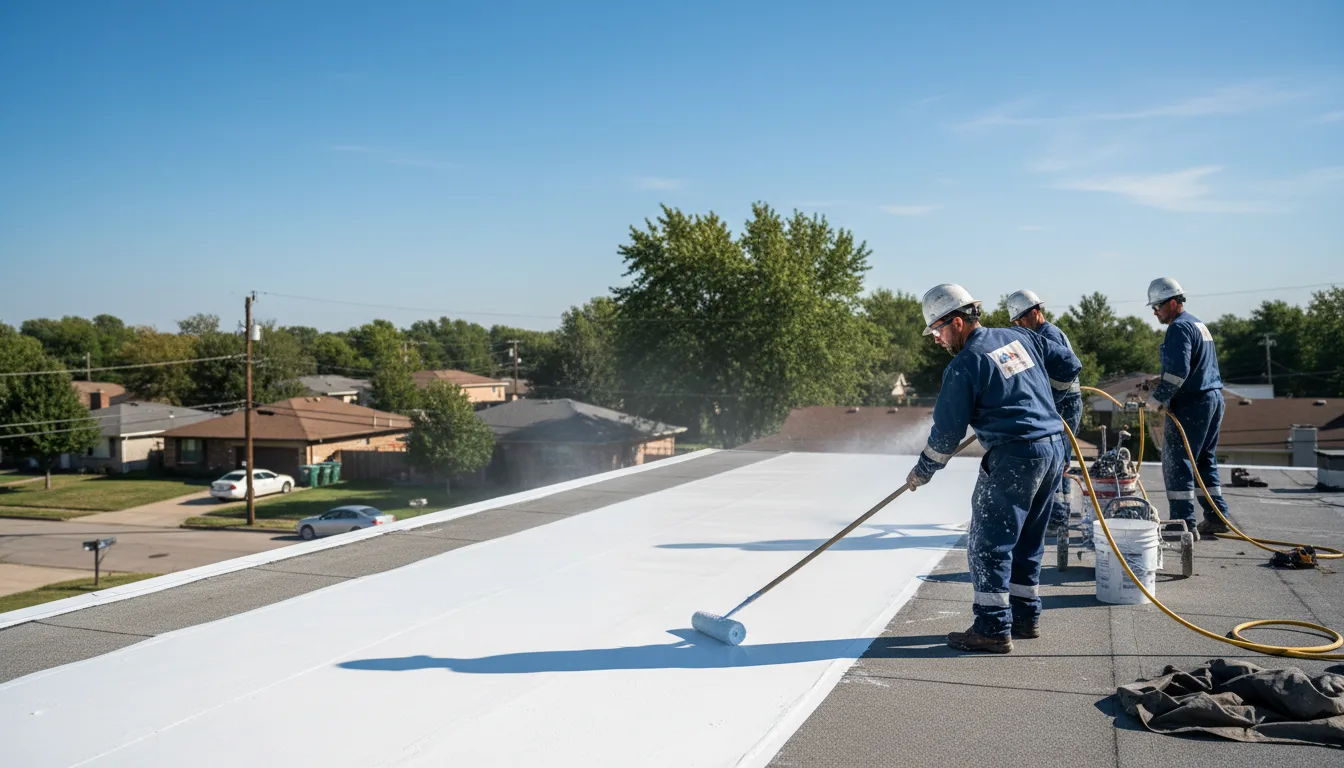 Commercial roof coating in Colcord, WV near me